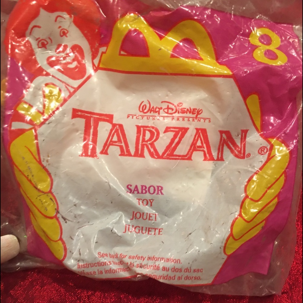 1999 Disney Tarzan HAPPY MEAL Toy Sabor Tooth